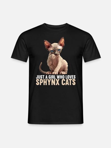 Sphynx Kitten Sphynx Cat - Men's T-Shirt - black