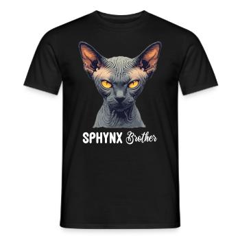 Sphynx Kätzchen Sphynx Katze - Männer T-Shirt - Schwarz - Vorne - AI Model Male 178 light (178cm)