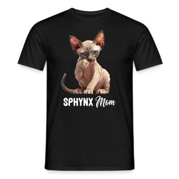 Sphynx Kitten Sphynx Cat - Men's T-Shirt - black - Front - AI Model Male 178 light (178cm)