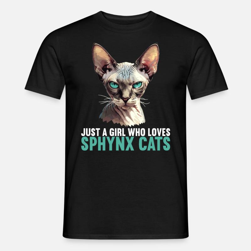 Chaton Sphynx Chat Sphynx - T-shirt homme - noir