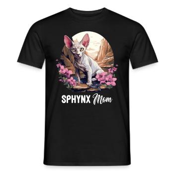 Sphynx Kitten Sphynx Cat - Men's T-Shirt - black - Front - AI Model Male 178 light (178cm)
