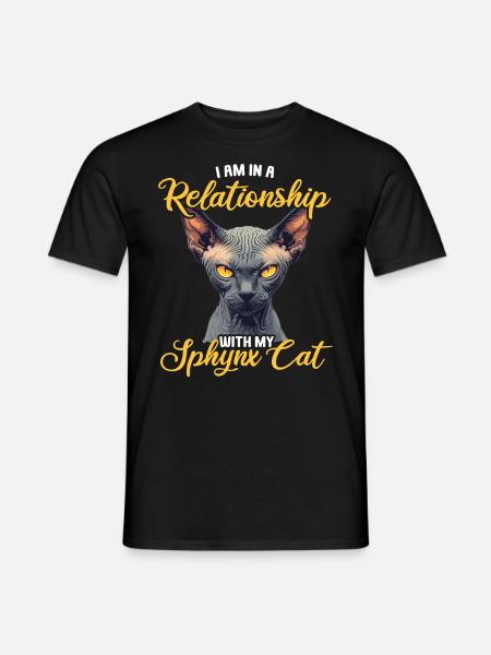 Sphynx Kitten Sphynx Cat - Men's T-Shirt - black