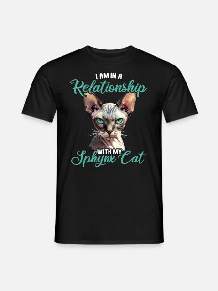 Sphynx Kitten Sphynx Cat - Men's T-Shirt - black