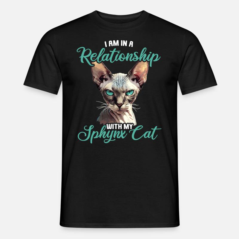 Sphynx Kätzchen Sphynx Katze - Männer T-Shirt - Schwarz