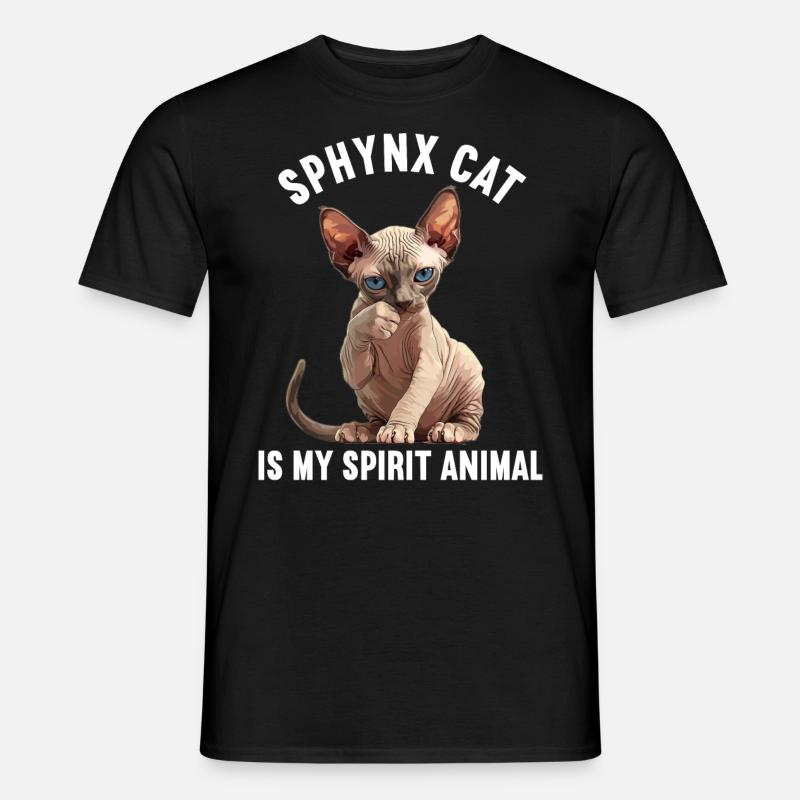Sphynx Kätzchen Sphynx Katze - Männer T-Shirt - Schwarz