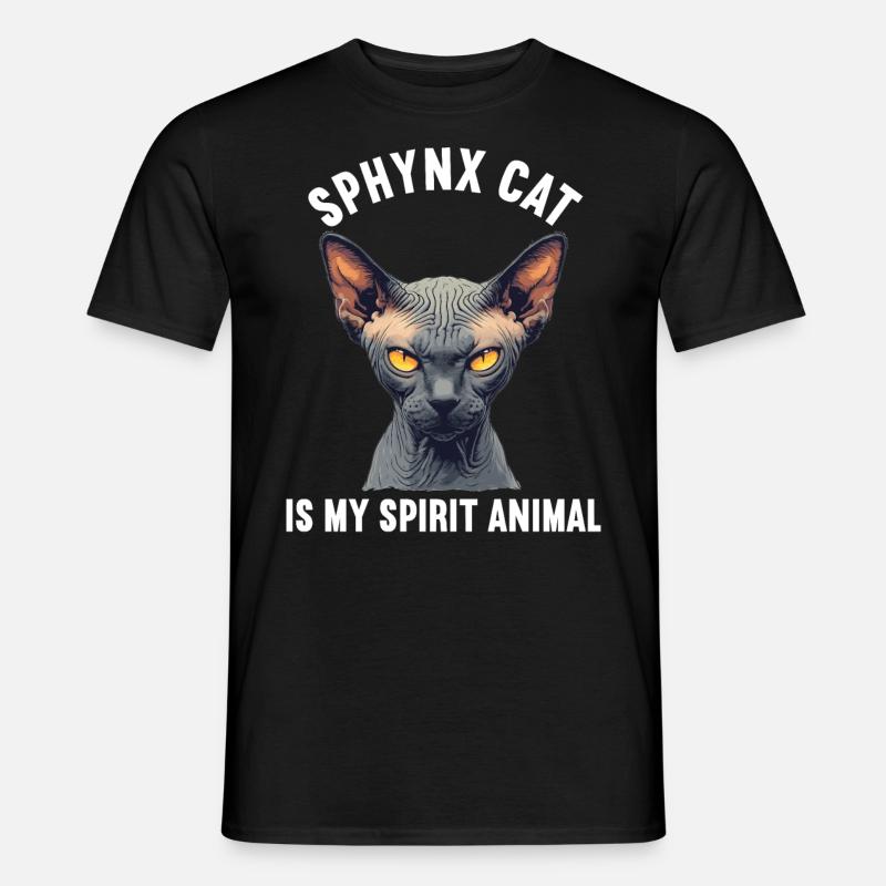 Chaton Sphynx Chat Sphynx - T-shirt homme - noir