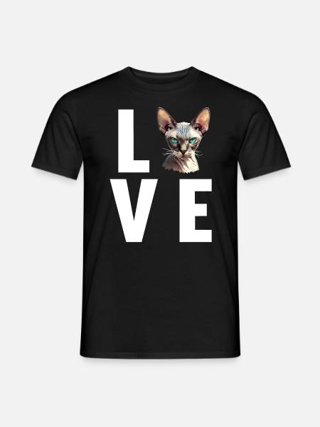 Sphynx Kitten Sphynx Cat - Men's T-Shirt - black