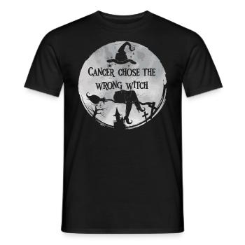 Krebs Hexe Graues Gehirn Krebs - Männer T-Shirt - Schwarz - Vorne - AI Model Male 178 light (178cm)