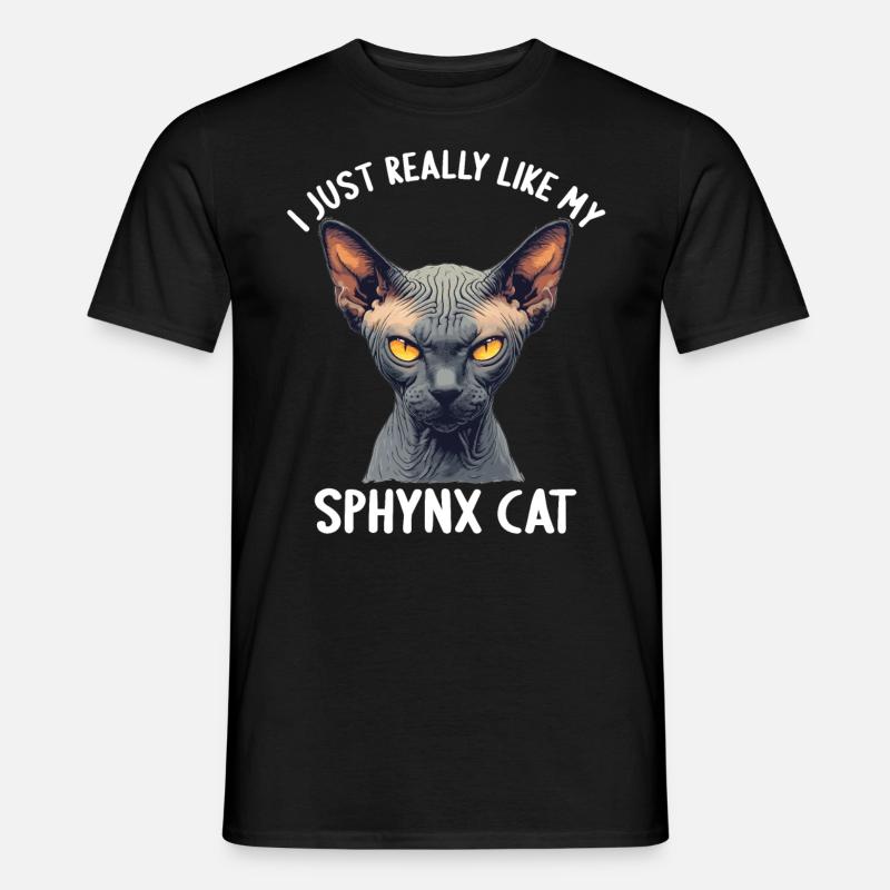 Sphynx Kätzchen Sphynx Katze - Männer T-Shirt - Schwarz