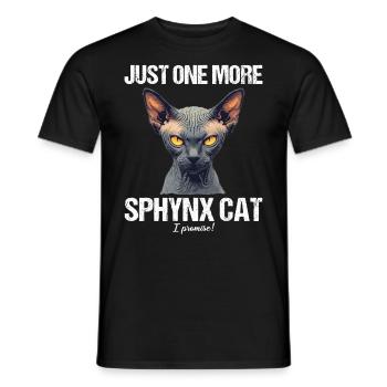 Sphynx Kätzchen Sphynx Katze - Männer T-Shirt - Schwarz - Vorne - AI Model Male 178 light (178cm)