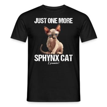 Sphynx Kitten Sphynx Cat - Men's T-Shirt - black - Front - AI Model Male 178 light (178cm)