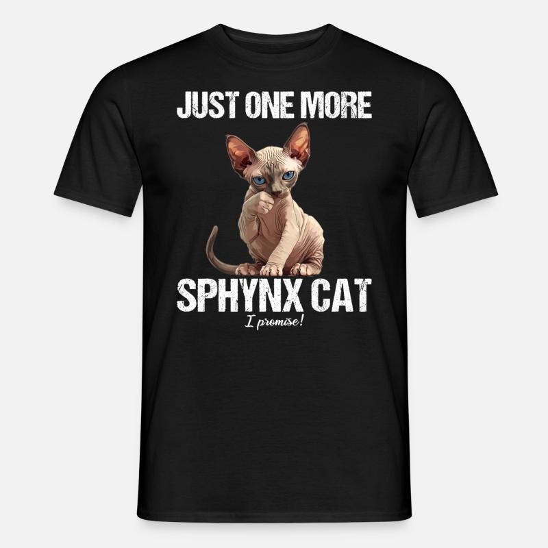 Sphynx Kätzchen Sphynx Katze - Männer T-Shirt - Schwarz