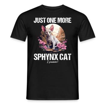 Sphynx Kätzchen Sphynx Katze - Männer T-Shirt - Schwarz - Vorne - AI Model Male 178 light (178cm)