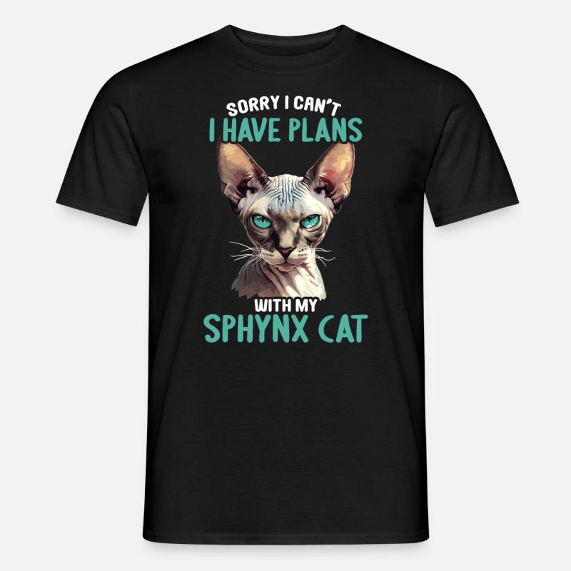 Sphynx Kätzchen Sphynx Katze - Männer T-Shirt - Schwarz