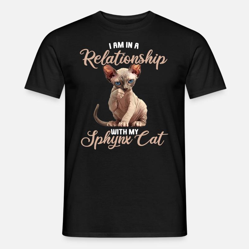 Chaton Sphynx Chat Sphynx - T-shirt homme - noir