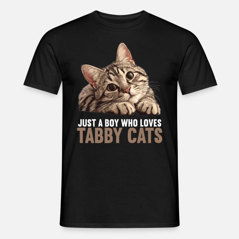 Tabby Kätzchen Tabby Katze - Männer T-Shirt - Schwarz