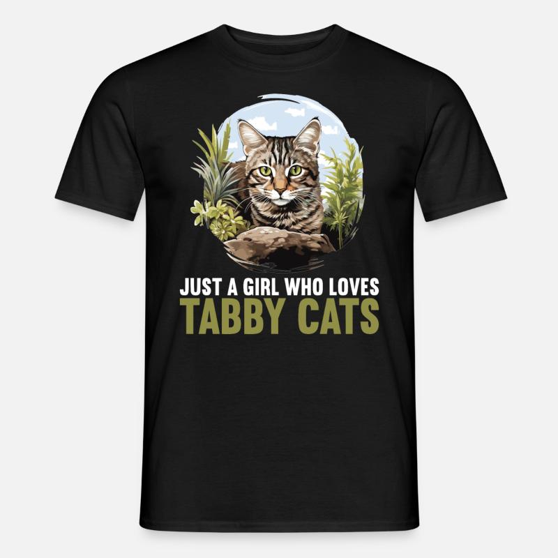 Tabby Kätzchen Tabby Katze - Männer T-Shirt - Schwarz