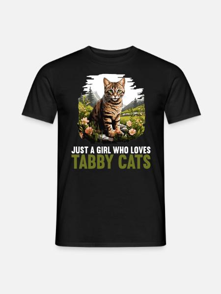 Tabby Kitten Tabby Cat - Men's T-Shirt - black