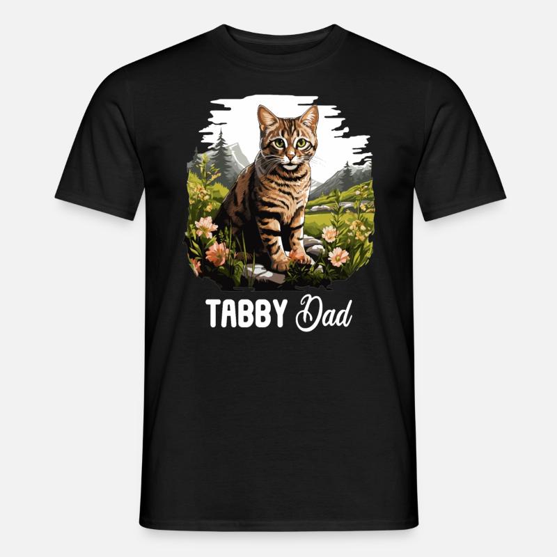 Tabby Kätzchen Tabby Katze - Männer T-Shirt - Schwarz