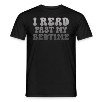 Bibliothèque livre amant lecture rat de bibliothèque - T-shirt homme - noir - Devant - AI Model Male 178 light (178cm)