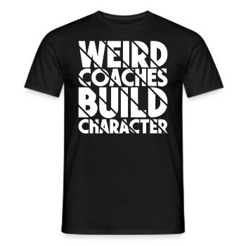 Seltsame Coaches Bilden Charakter Trainer - Männer T-Shirt - Schwarz - Vorne - AI Model Male 178 light (178cm)
