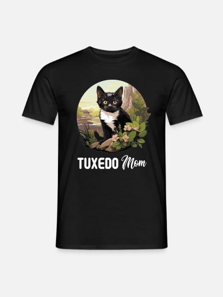 Tuxedo Kitten Tuxedo Cat - Men's T-Shirt - black