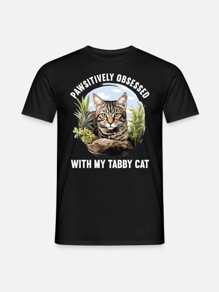 Tabby Kitten Tabby Cat - Men's T-Shirt - black