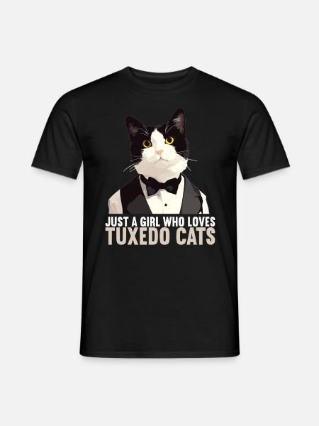 Tuxedo Kitten Tuxedo Cat - Men's T-Shirt - black