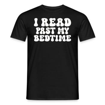 Bibliothek Buchliebhaber Lesender Bücherwurm - Männer T-Shirt - Schwarz - Vorne - AI Model Male 178 light (178cm)