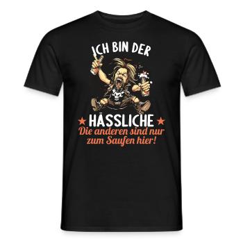 the ugly one marries bachelor party bachelor party - Men's T-Shirt - black - Front - AI Model Male 178 light (178cm)