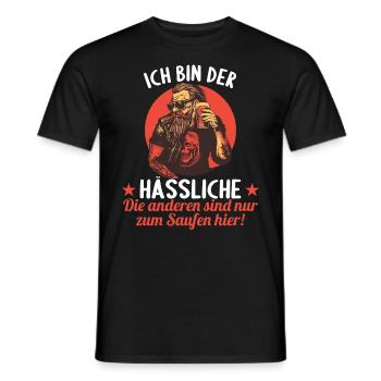 the ugly one marries bachelor party bachelor party - Men's T-Shirt - black - Front - AI Model Male 178 light (178cm)