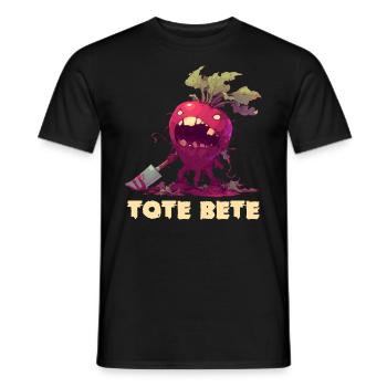 Halloween Beetroot Tote Beetroot Tote Beetroot - Men's T-Shirt - black - Front - AI Model Male 178 light (178cm)