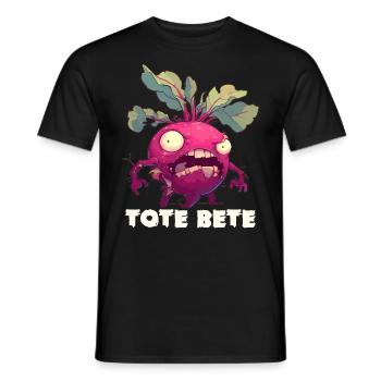 Halloween Beetroot Tote Beetroot Tote Beetroot - Men's T-Shirt - black - Front - AI Model Male 178 light (178cm)