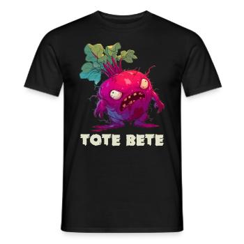 Halloween Beetroot Tote Beetroot Tote Beetroot - Men's T-Shirt - black - Front - AI Model Male 178 light (178cm)
