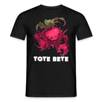 Halloween Beetroot Tote Beetroot Tote Beetroot - Men's T-Shirt - black - Front - AI Model Male 178 light (178cm)