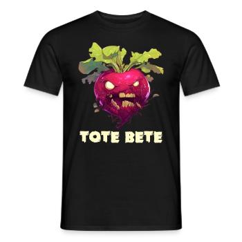 Halloween Beetroot Tote Beetroot Tote Beetroot - Men's T-Shirt - black - Front - AI Model Male 178 light (178cm)