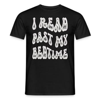 Library Book Lover Reading Bookworm - Men's T-Shirt - black - Front - AI Model Male 178 light (178cm)
