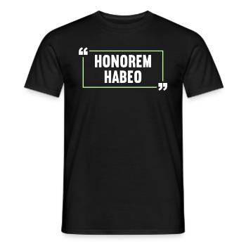Latin Funny Latin Saying - Men's T-Shirt - black - Front - AI Model Male 178 light (178cm)