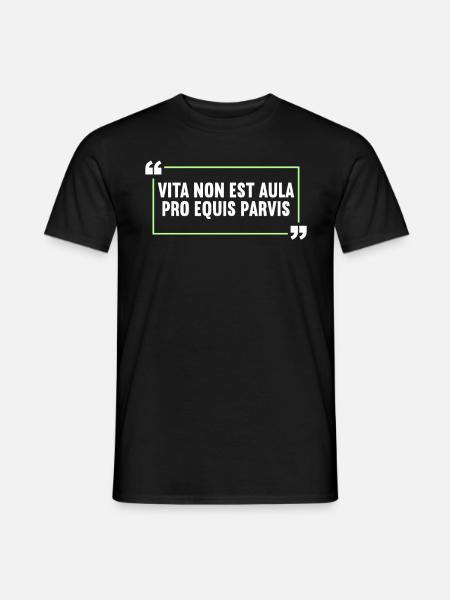 Latin Funny Latin Saying - Men's T-Shirt - black