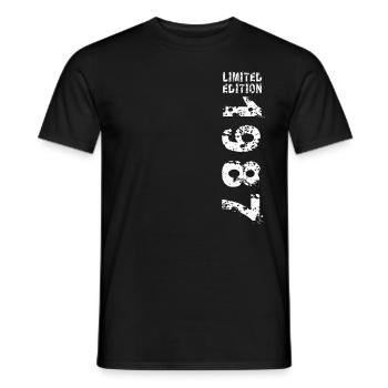 1987 Geburtstag Geschenkidee Vintage Edition 1987 - Männer T-Shirt - Schwarz - Vorne - AI Model Male 178 light (178cm)