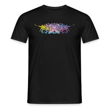 Eishockeyspieler Jungen Eishockey - Männer T-Shirt - Schwarz - Vorne - AI Model Male 178 light (178cm)