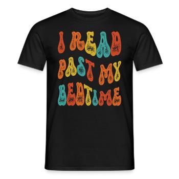 Library Book Lover Reading Bookworm - Men's T-Shirt - black - Front - AI Model Male 178 light (178cm)