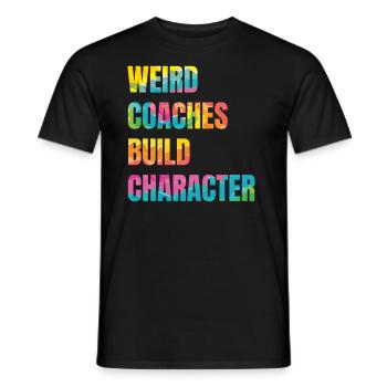 Seltsame Coaches Bilden Charakter Trainer - Männer T-Shirt - Schwarz - Vorne - AI Model Male 178 light (178cm)