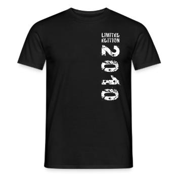 2010 Idée cadeau anniversaire Vintage Edition 2010 - T-shirt homme - noir - Devant - AI Model Male 178 light (178cm)