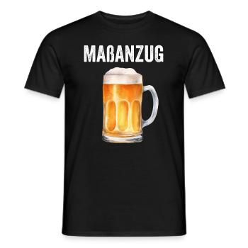 Bière Costume sur mesure Buveur de bière - T-shirt homme - noir - Devant - AI Model Male 178 light (178cm)