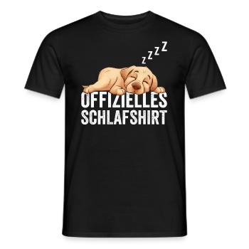 Chemise de nuit officielle - T-shirt homme - noir - Devant - AI Model Male 178 light (178cm)