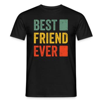 Best Friend - Männer T-Shirt - Schwarz - Vorne - AI Model Male 178 light (178cm)