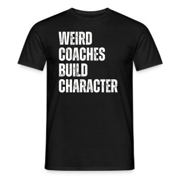 D’étranges entraîneurs forment des entraîneurs de caractère - T-shirt homme - noir - Devant - AI Model Male 178 light (178cm)