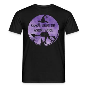 Le cancer a choisi le lymphome de Hodgkin - T-shirt homme - noir - Devant - AI Model Male 178 light (178cm)