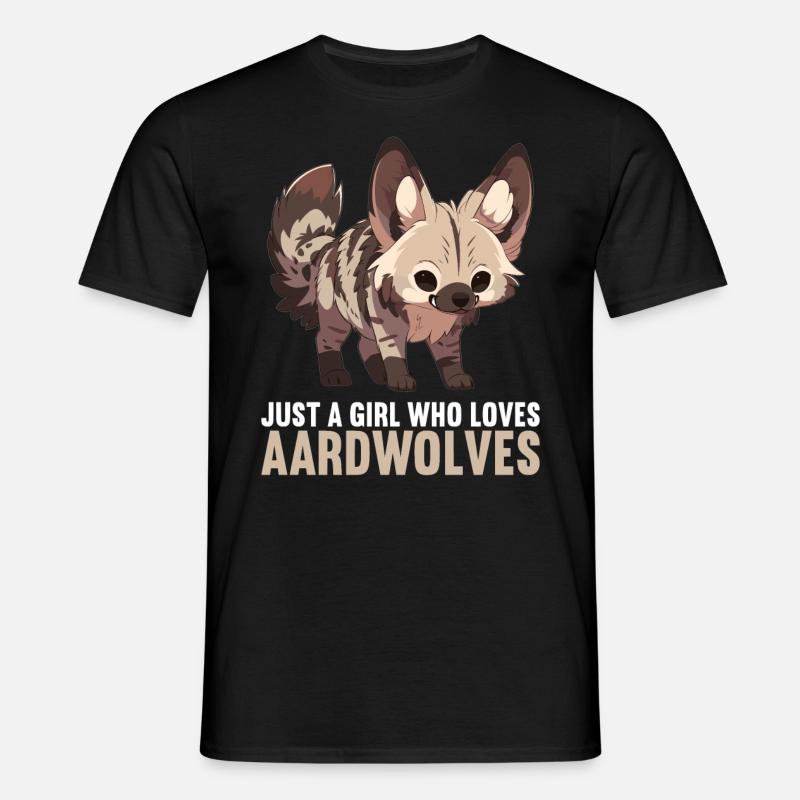 Erdwölfe Erdwolf - Männer T-Shirt - Schwarz